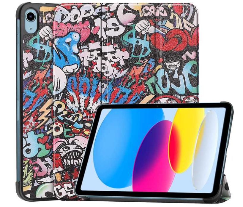 Etui Case na Apple iPad MINI 6 graffiti + GRATIS | WYPRZEDAŻ!