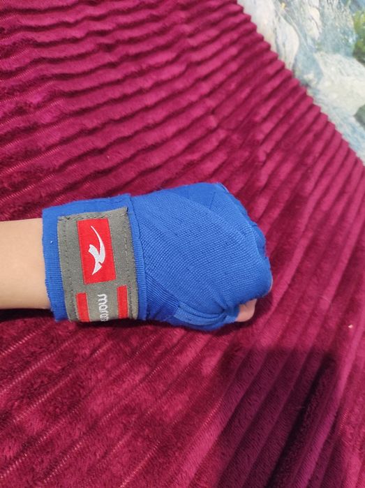 Бинти maraton 3 метра синього кольору