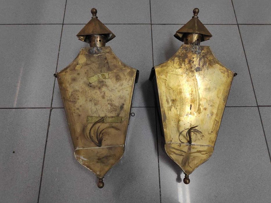 2 Lanternas/candeeiros de parede