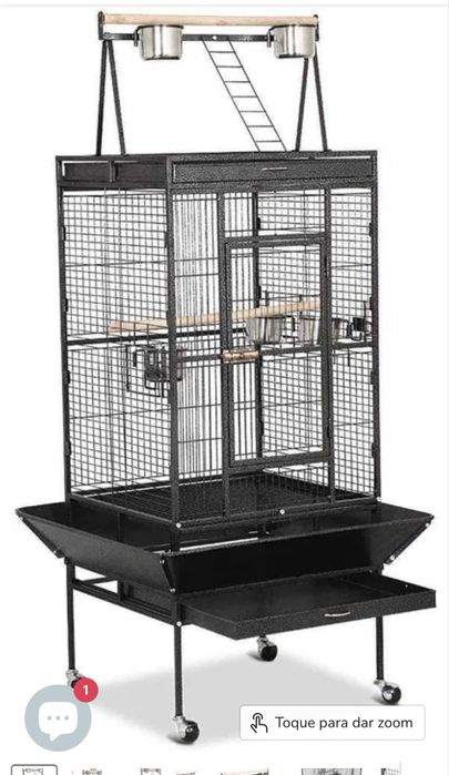 Gaiola para papagaio