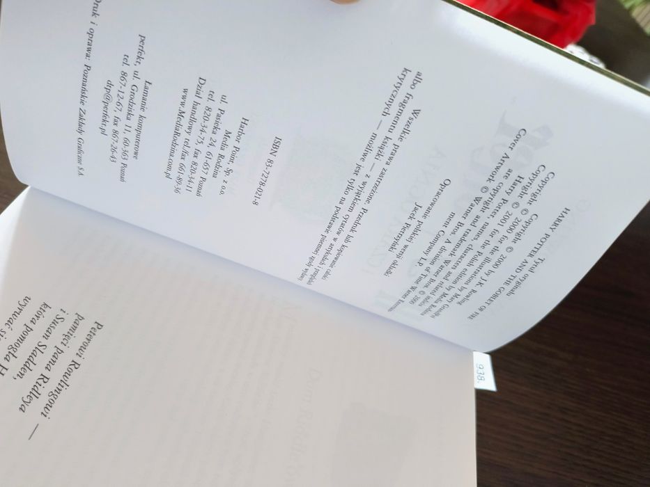#938 Harry Potter i czara ognia pierwsze wydanie niepoprawione