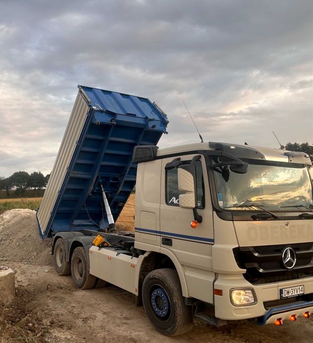 Transport wywrotka, kiper, HDS do 3t, 9t, 15t piasek, żwir i inne
