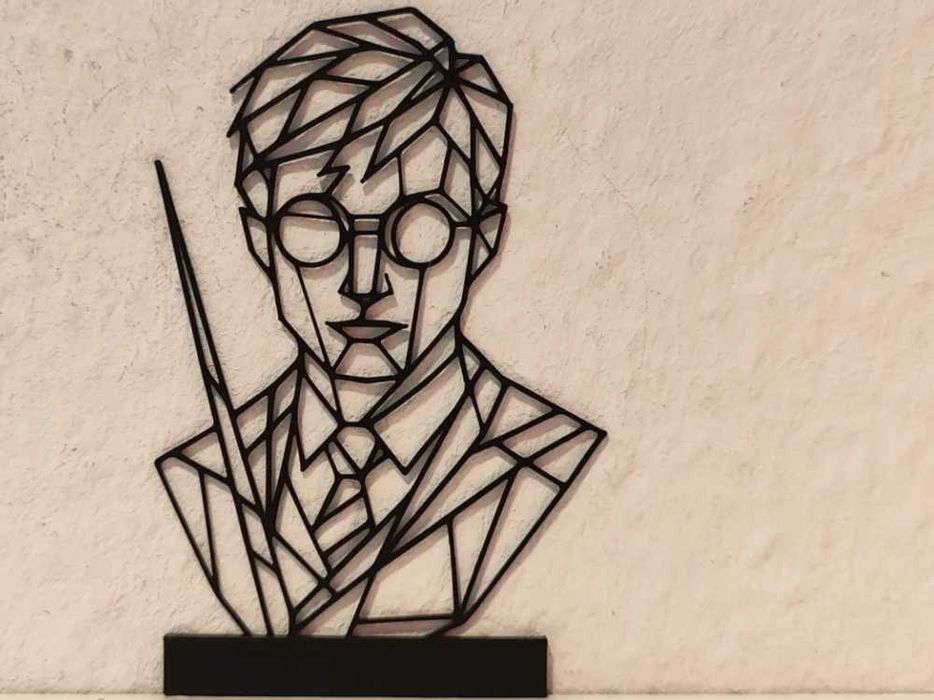 Enfeite de mesa Harry Potter Geométrico