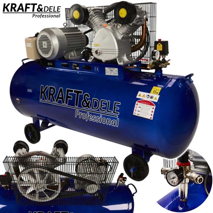 KRAFT&DELE Kompresor Olejowy 300l 400v Sprężarka Olejowa KD4061