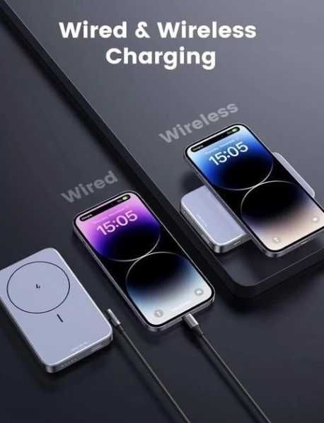 Магнітний повербанк UGREEN PB206  Magnetic Magsafe Powerbank  20W