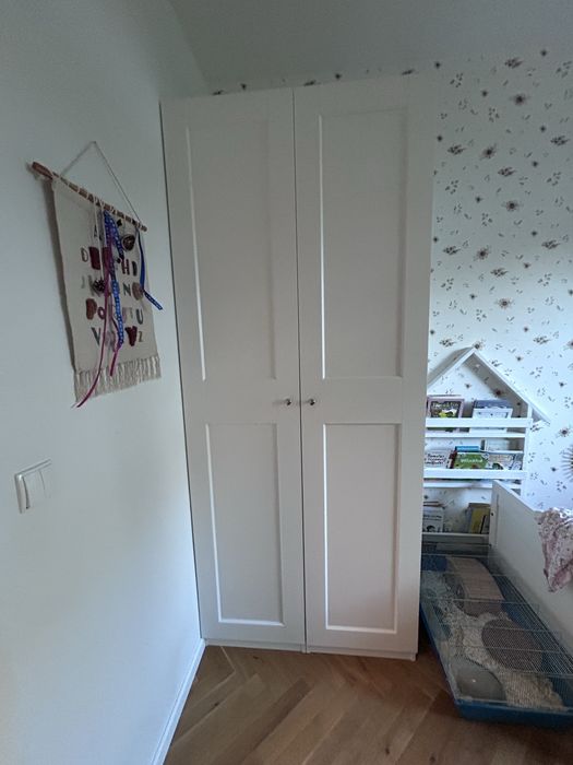 Ikea PAX Grimo biała szafa 100x60x236