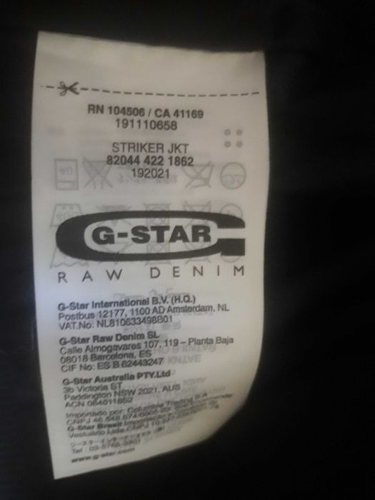 Красивый мужской бомбер g-star raw