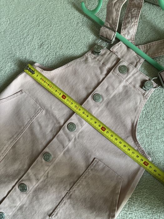 H&M 110 Sukienka ogrodniczka różowa