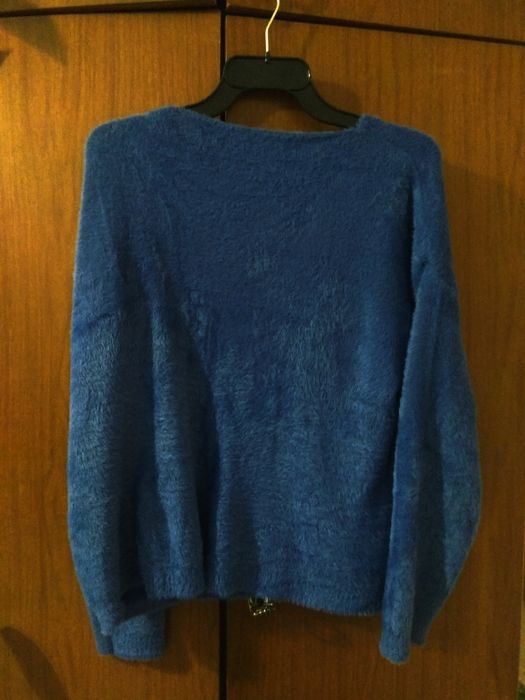 Electric Blue Oversizowy Sweter