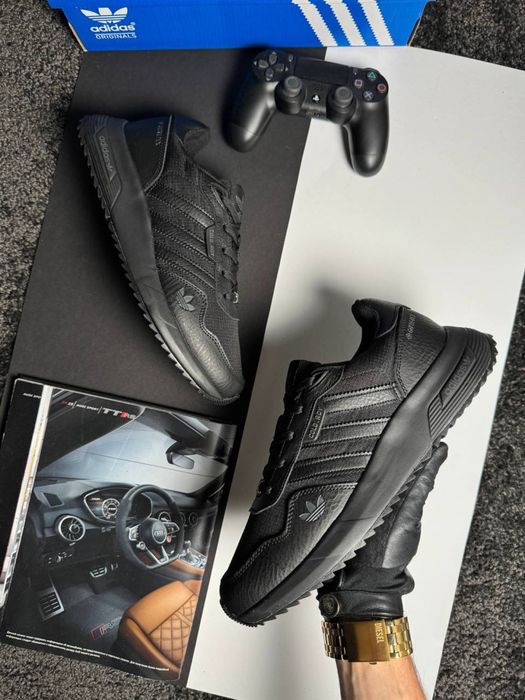 Чоловічі кросівки адідас ретропі Adidas Retropy GTX All Black [41-45]