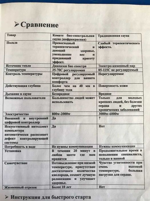 Инфракрасная сауна производства фирмы "Komate"