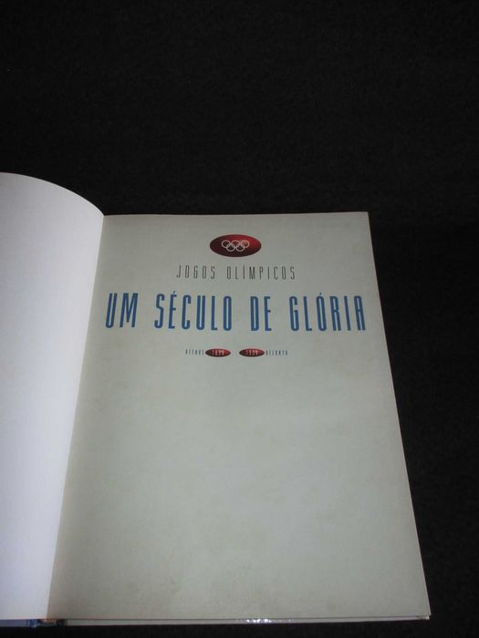 Livro Jogos Olímpicos Um Século de Glória Atenas 1896 a 1996 Atlanta