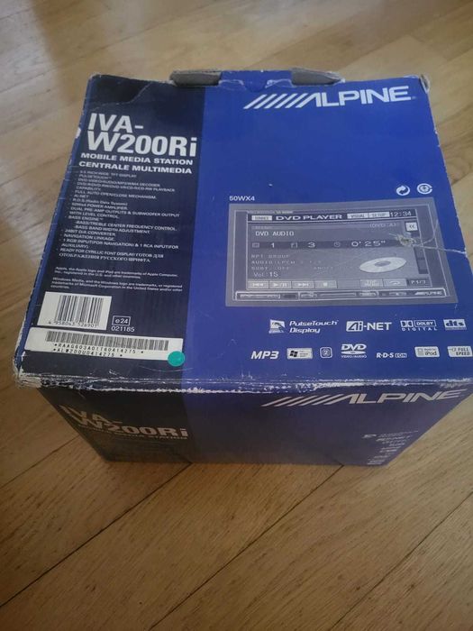 Alpine IVA-W200Ri 2DIN мультимедійна автомагнітола + коробка, інструкція