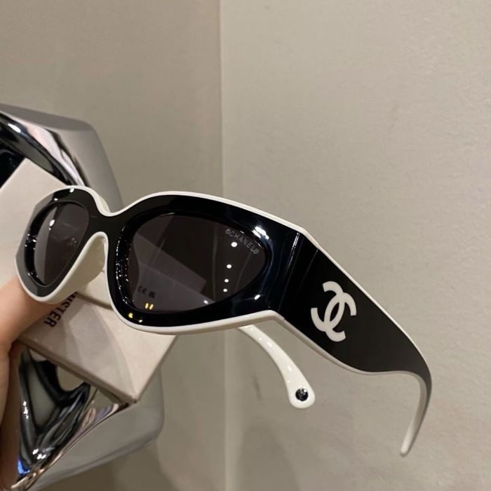 Окуляри Chanel очки шанель чорно білі