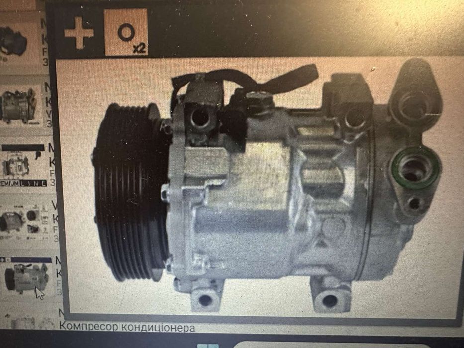 Компрессор кондиционера Ford Focus, C-Max, Volvo V50, Mazda 3