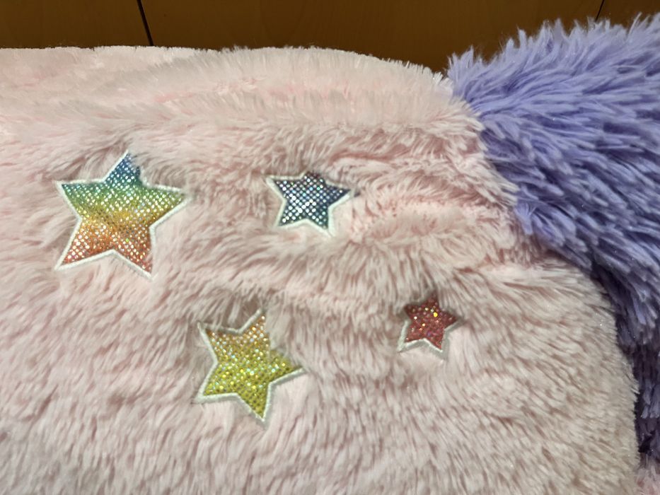 Peluche unicórnio rosa 120cm, grande