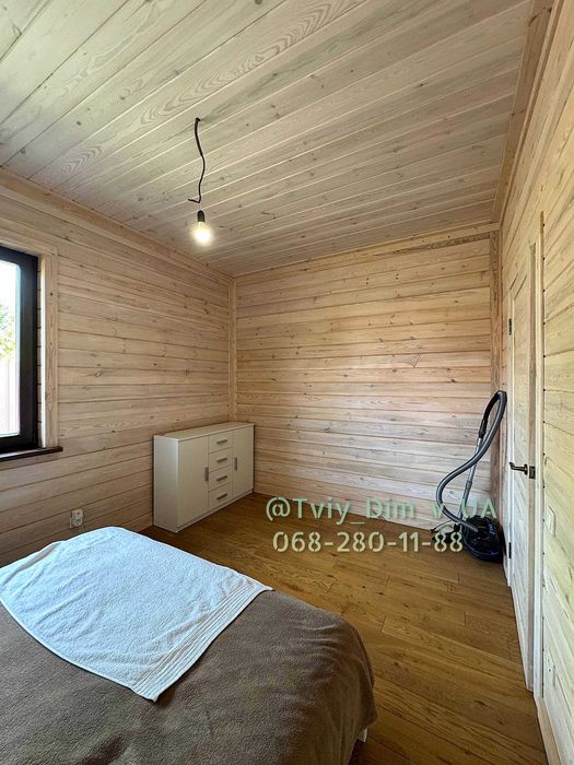 Новий одноповерховий котедж 120 м² | Екобудинок | Меблі та техніка | 6 соток | Мальовниче село Зелений Бір