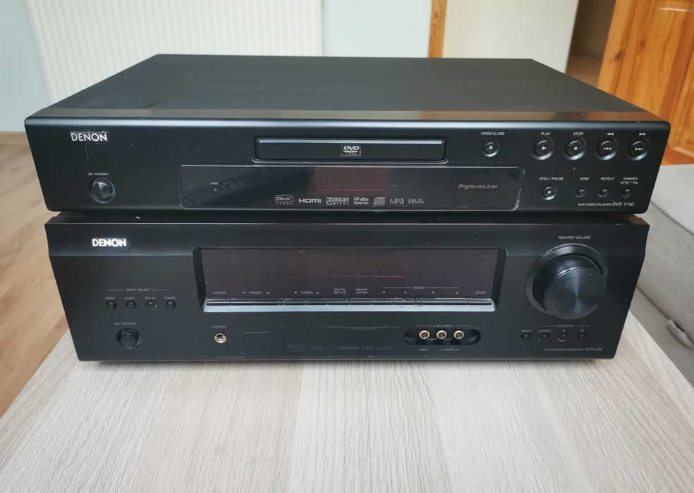 Kino domowe Denon+ eltax stan IDEALNY