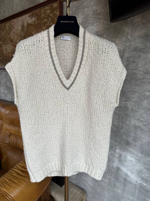 Шерстяний жилет brunello cucinelli