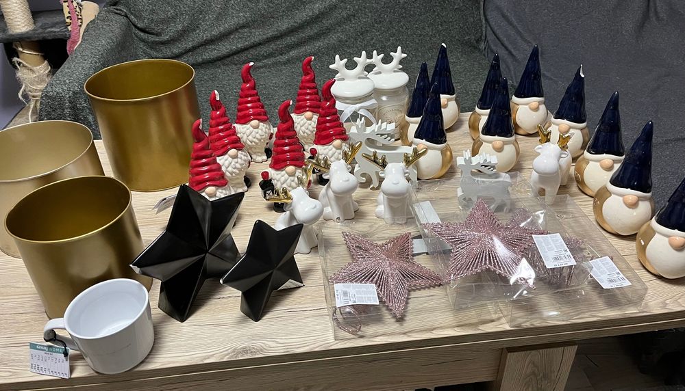 Skrzaty i inne ceramiczne zestaw uszkodzone