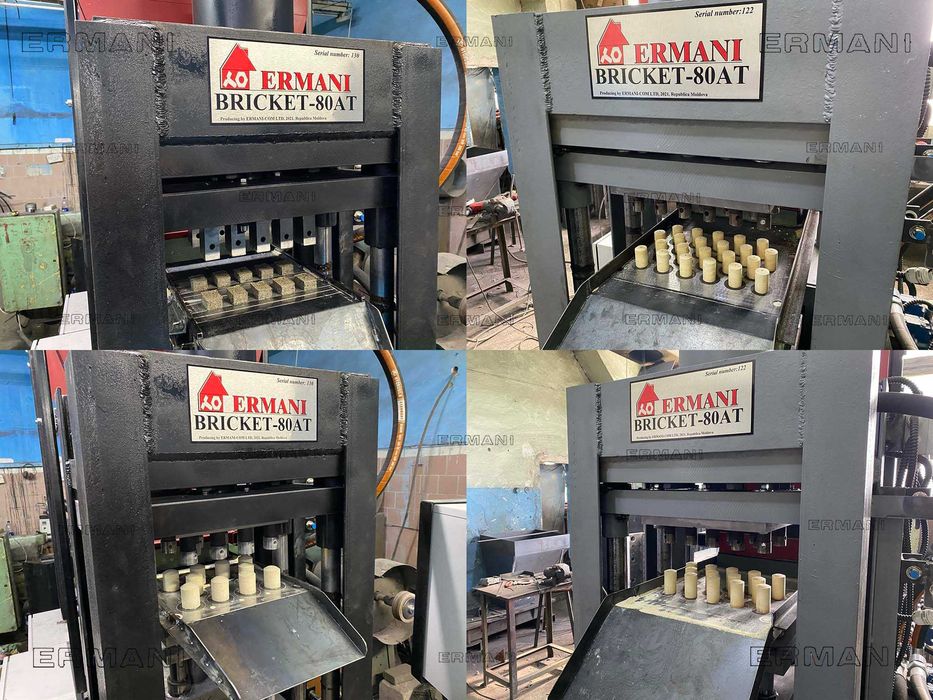 Bricket-80AT - пресс для производства технопланктона и макухи
