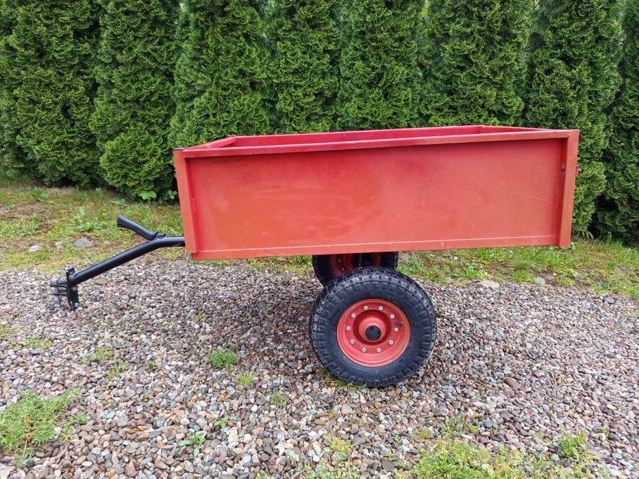 Traktorek kosiarka przyczepka