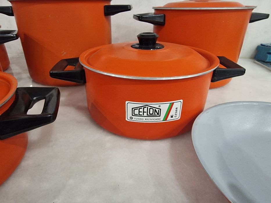 Conjunto de panelas CEFON/CESAR – Vintage – Excelente estado