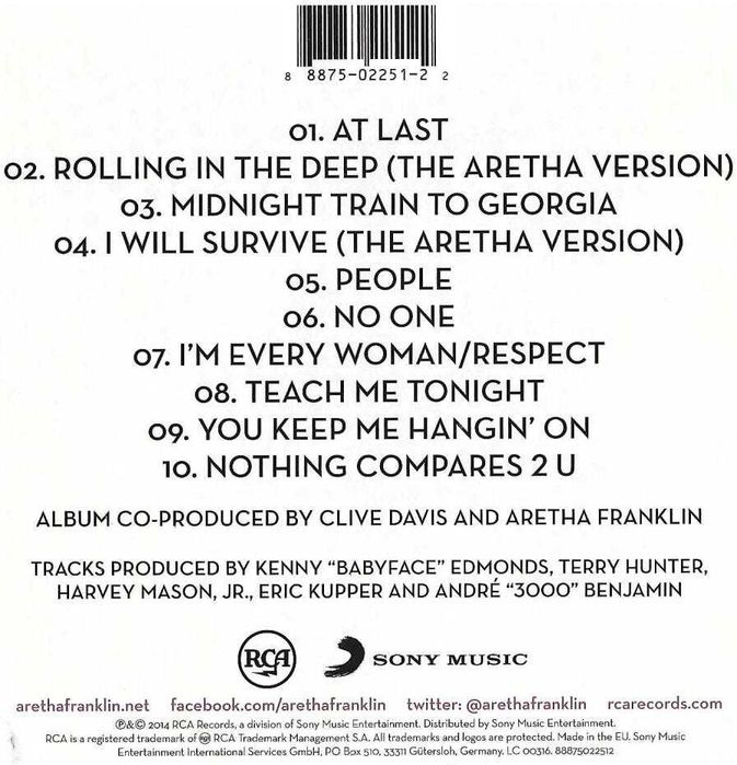Aretha Franklin - Sings the Great Diva Classics
