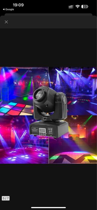 Glowa sceniczna lampa stroboskop rgb reflektor sceniczny