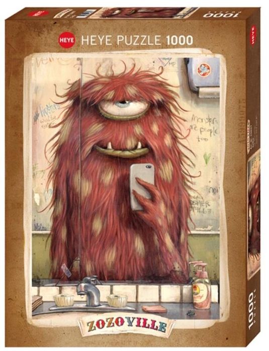 Puzzle 1000 Zozoville, Czas na własne zdjęcie pudełko,274x381 mm