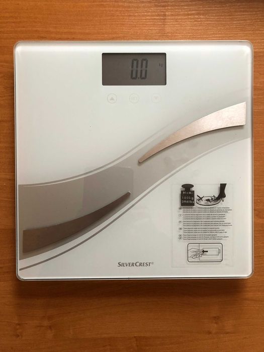 Waga łazienkowa diagnostyczna 30x30x2,1 cm  SilverCres Germany