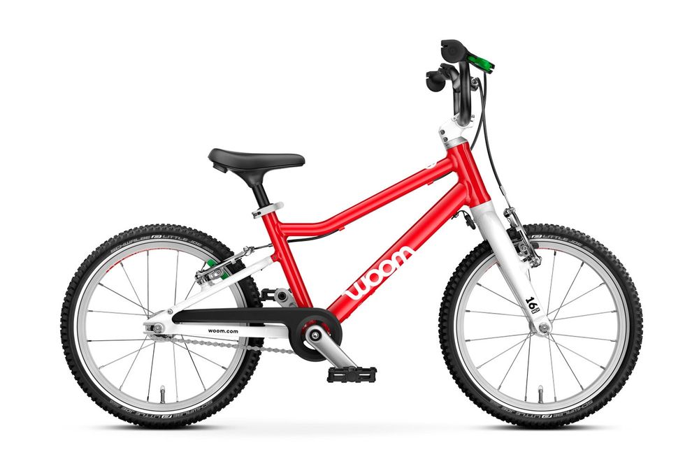 Nowy Lekki Rowerek rower Woom 3 16 cali 105-120 cm NOWY 5,4 Kg czerwony