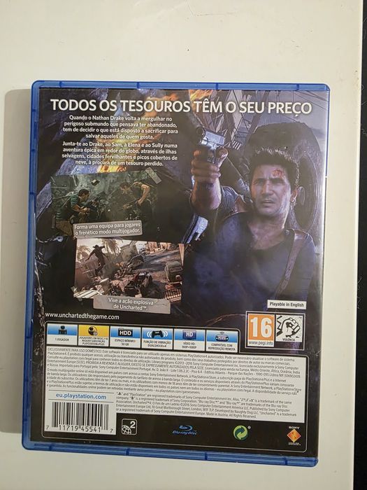 Jogo PS4 Uncharted 4