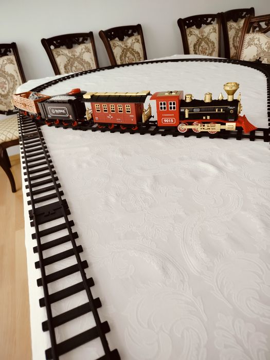Величезна залізниця 9м ,,Ретро паровоз''  Classic Train 9015