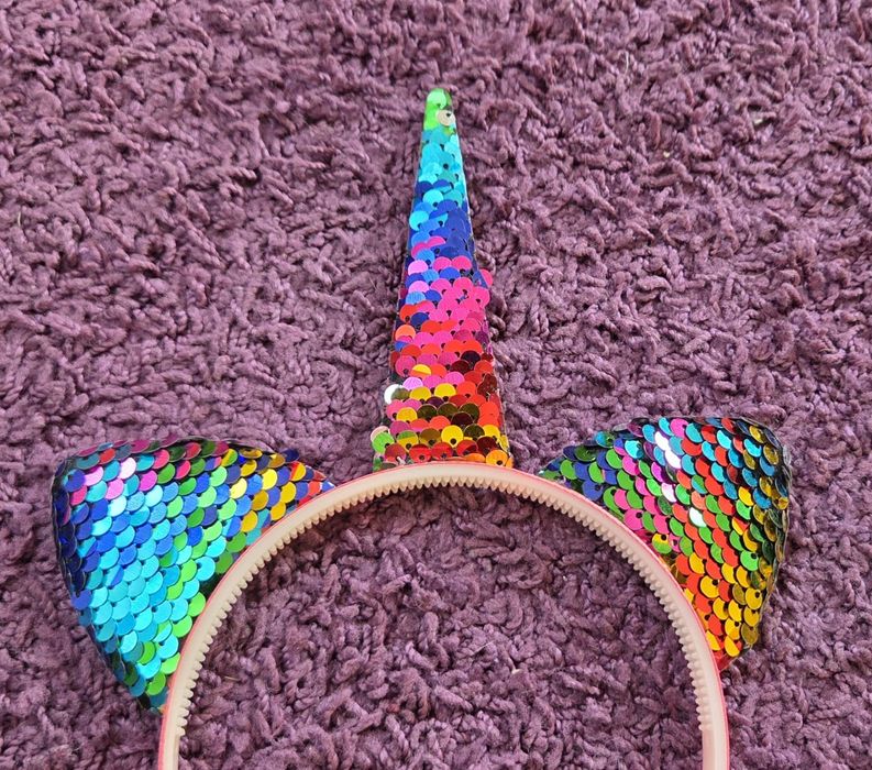 Opaska jednorożec dla dziewczynki