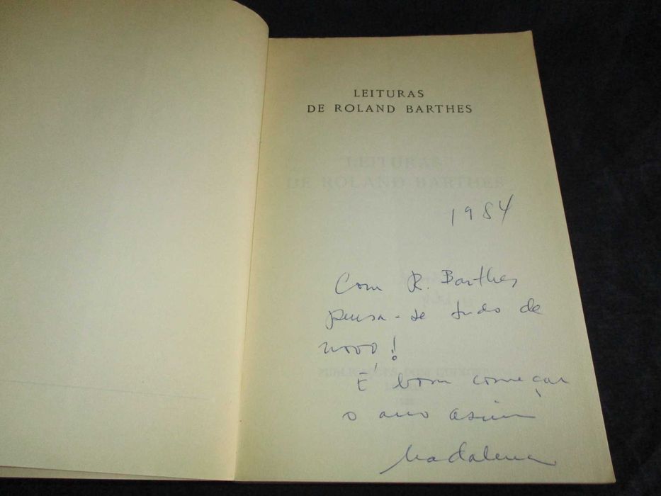 Livro Leituras de Roland Barthes
