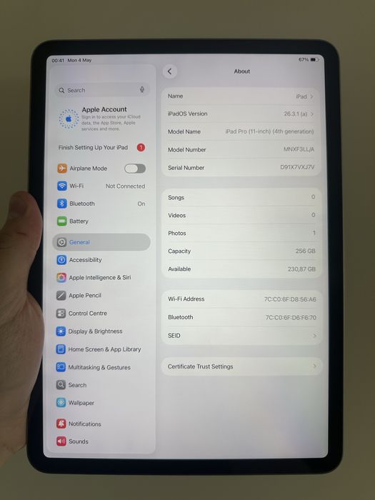 Ipad Pro M2 256Gb WiFi в ідеальному стані