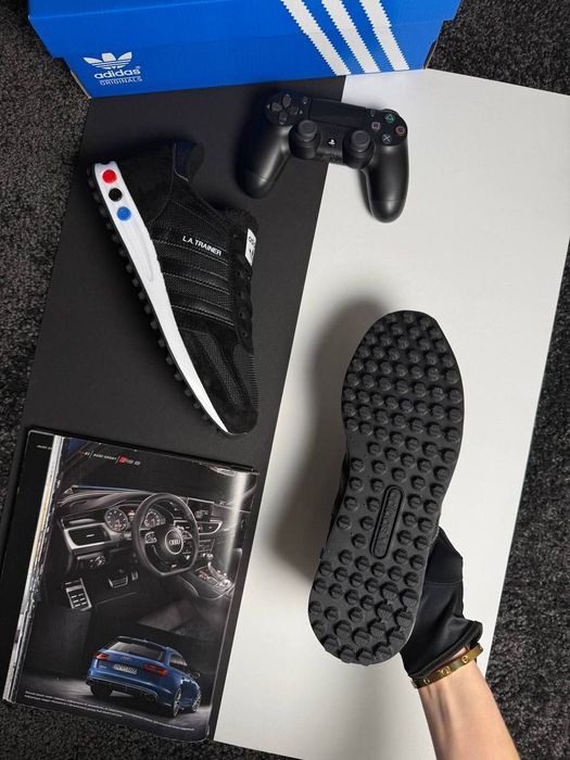 Літні кросівки чоловічі Adidas LA Trainer Black