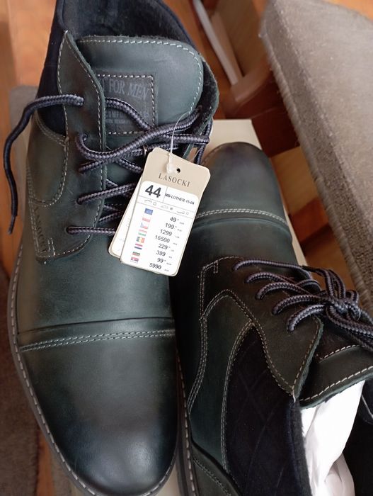 Черевики чоловічі,шкіряні,європейки