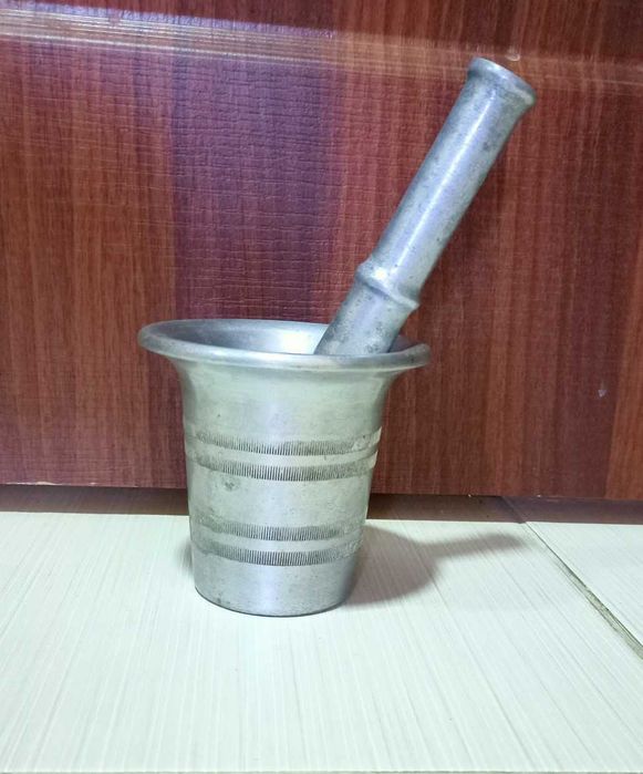 Ступка алюминиевая. б/у