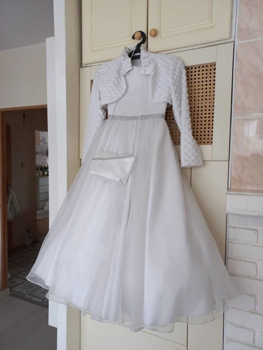 Suknia komplet do komuni