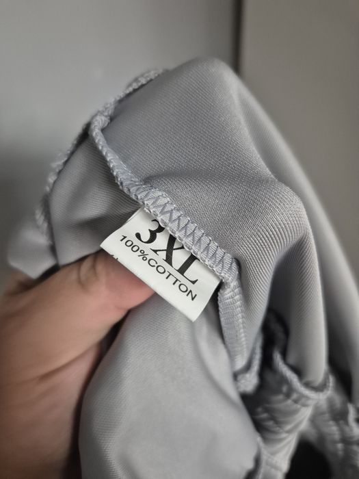 Elegancki kombinezon damski 3XL – szary, 100% bawełna