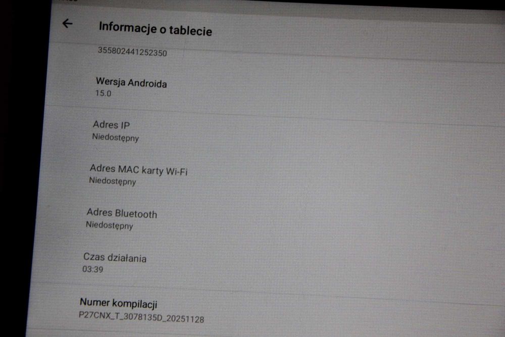 Tablet Android 15 12GB RAM 512GB