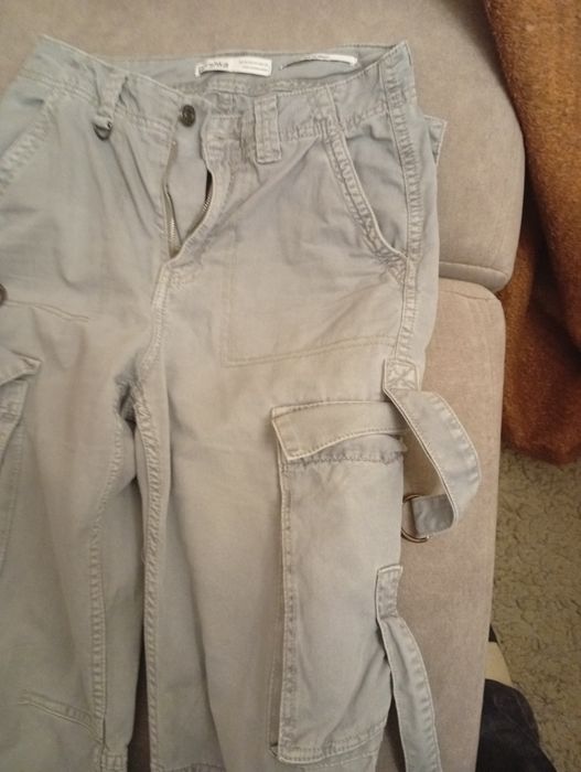 Spodnie kargo, Bershka, 36