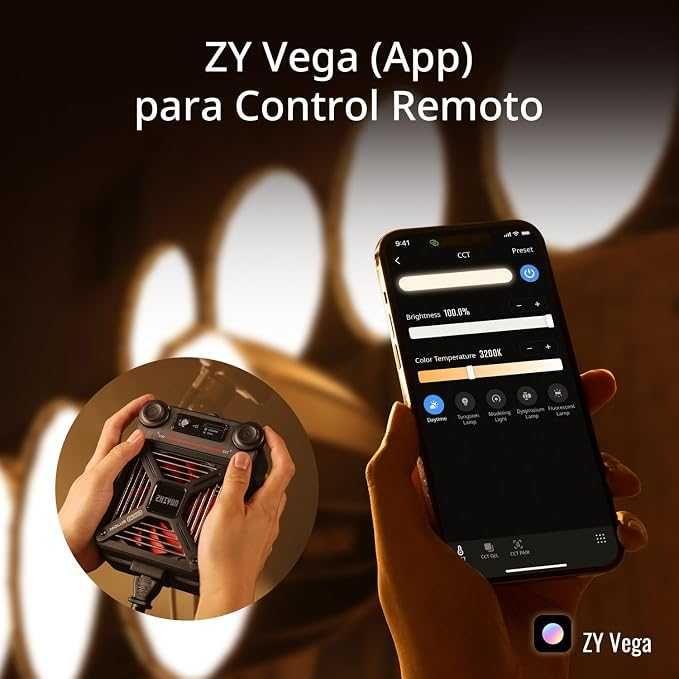 Zhiyun MOLUS G300 Bi-Color LED Monolight — como novo