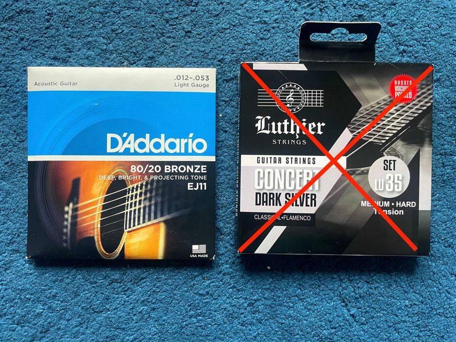 Vendo cordas para guitarra - Sets novos