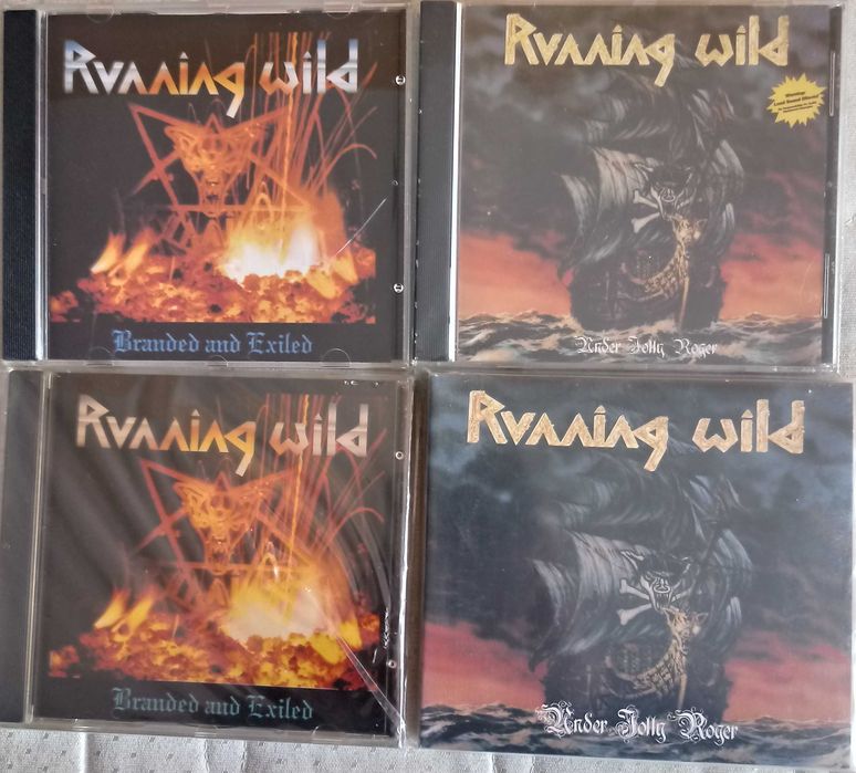Running Wild płyty cd zestaw 1