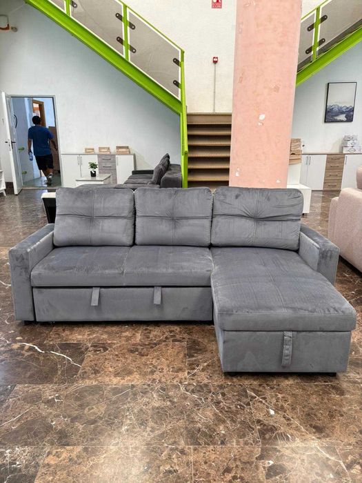 Sofa cama chaise longue  Novo Paga na ato entrega Envio gratis