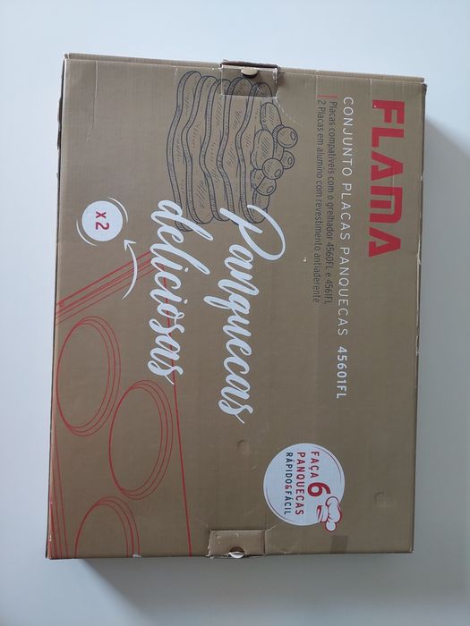 Placas Panquecas Grelhador de Placas Flama