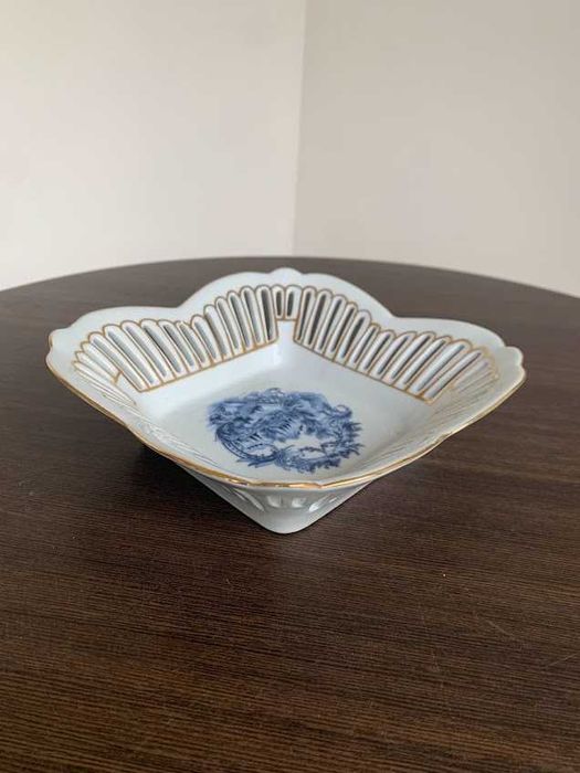 Италійська порцелянова ваза для фруктів та солодощів